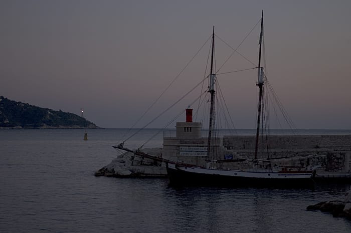 Dusk in Villefranche