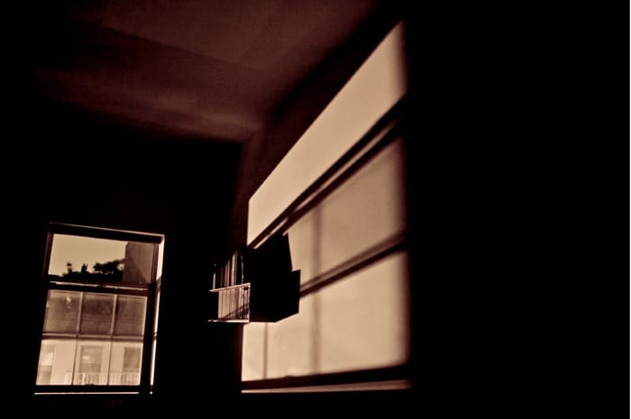 Books and streetlight