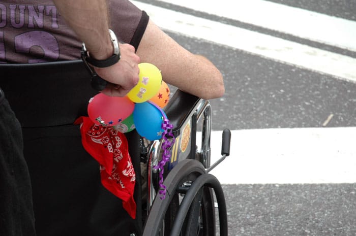 Happy wheelchair